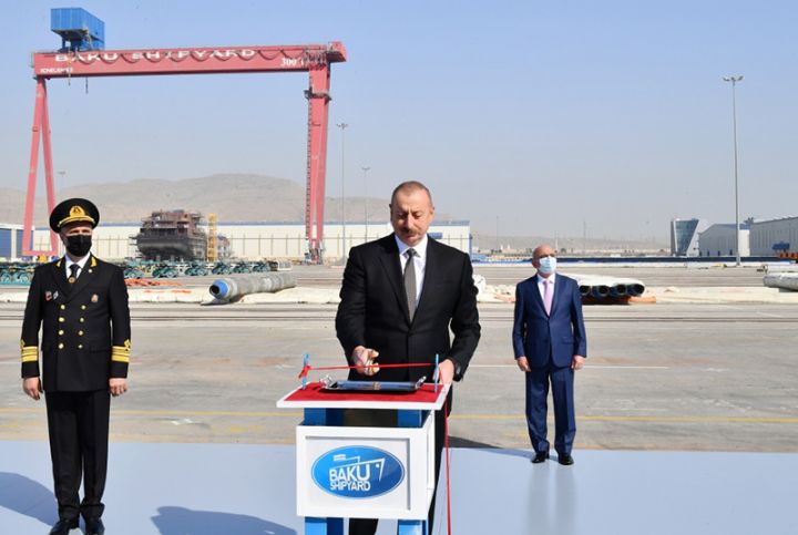Prezident dövlət şirkətinin mərasimində iştirak etdi