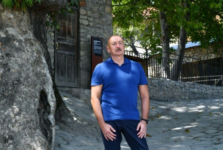 Prezident İlham Əliyev Basqal qəsəbəsində müsahibə verib - TAM VERSİYA