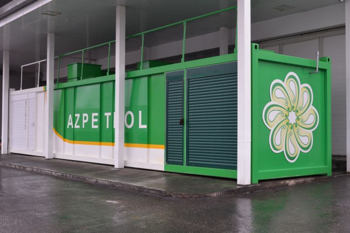 Avtobus bazasında “Azpetrol” istifadəyə verilib