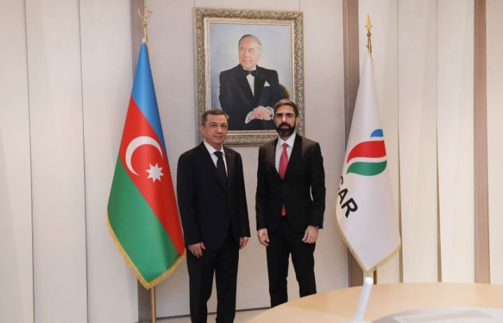 SOCAR-ın prezidenti Türkmənistanın səfiri ilə görüşdü