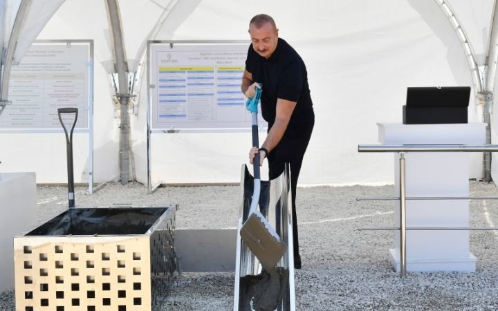 Cəbrayılda yarımstansiya və idarəetmə mərkəzinin təməli qoyuldu