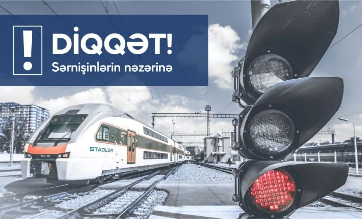 Bakı-Sumqayıt-Bakı elektrik qatarların hərəkət qrafikində müvəqqəti dəyişiklik edilir