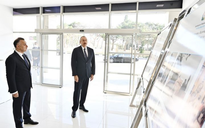 İlham Əliyev Bakıda sanatoriyanın açılışında iştirak etdi