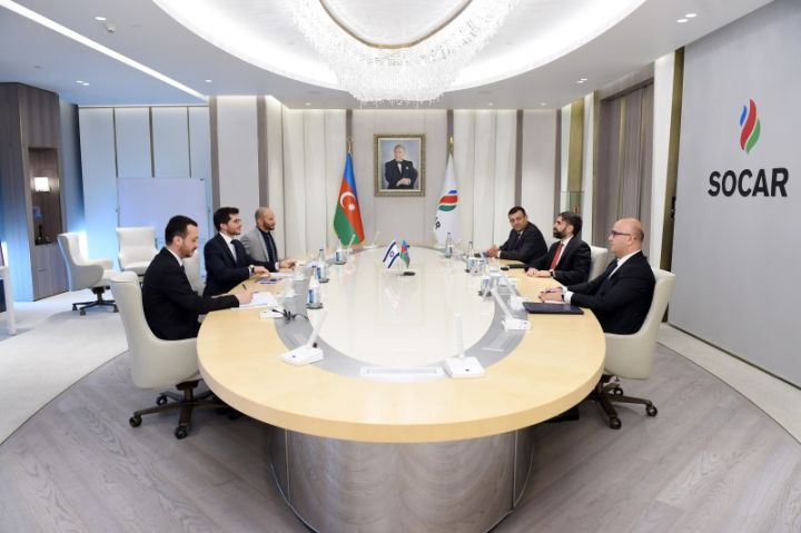 SOCAR-ın prezidenti İsrailin səfiri ilə görüşüb