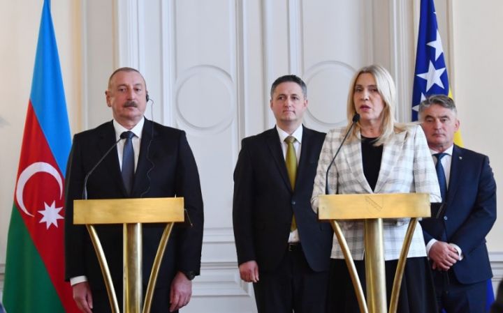 Əliyev və Tsviyanoviçin mətbuata bəyanatları