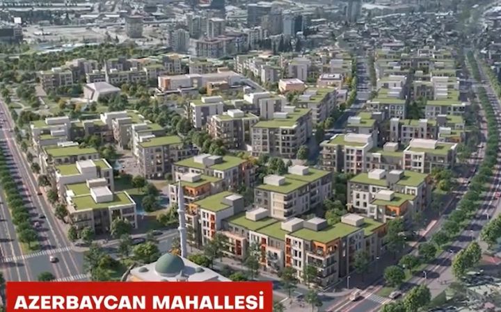 Kahramanmaraşdakı Azərbaycan məhəlləsinin görüntüləri yayılıb - VİDEO