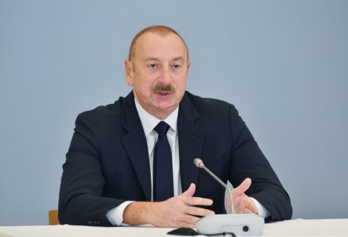 Əliyev Qarabağda erməni sakinlər üçün yaradılan şəraitdən danışdı