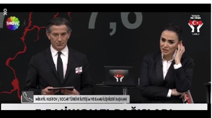 "SOCAR Türkiye" şirkəti "Türkiyə Tək Ürək" kampaniyasında 315 min manat yardım edib