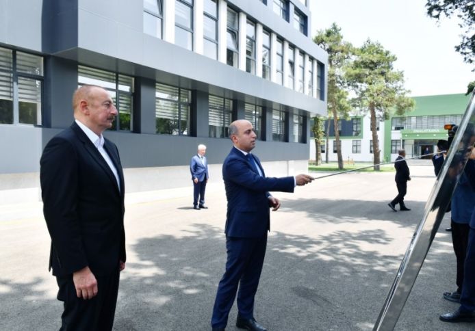 Prezident Cəlilabad rayonunda açılışda olub