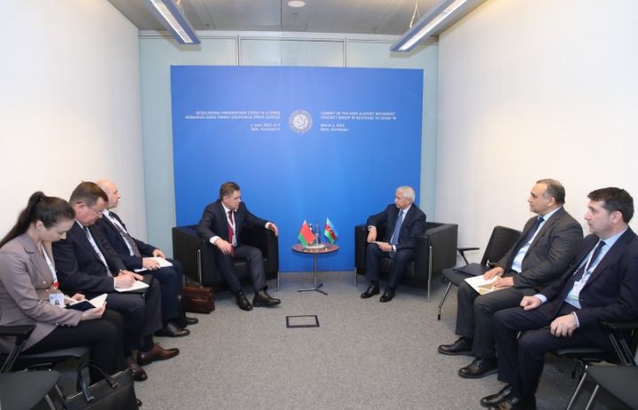 Azərbaycanla Belarus arasında iqtisadi-ticarət əlaqələrinin genişləndirilməsi müzakirə edilib