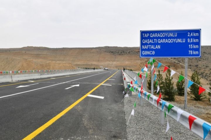 Sanatoriyaya avtomobil yolu açıldı