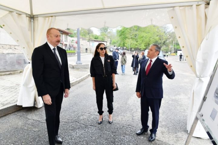 Şuşada Dövlət Xidmətləri Mərkəzinin yenidənqurma və təmir işlərinə başlanılıb