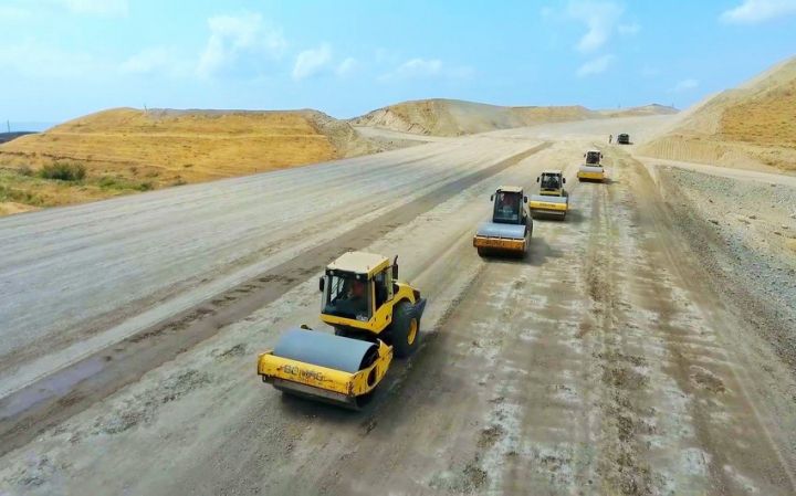 "Horadiz-Cəbrayıl-Zəngilan-Ağbənd avtomobil yolunun 80 %-i tamamlanıb"