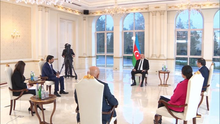 Prezident İlham Əliyev yerli televiziya kanallarına müsahibə verib - TAM VERSİYA