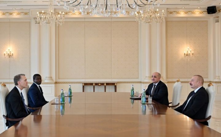 İlham Əliyev böyük investisiya şirkətinin direktorunu qəbul edib