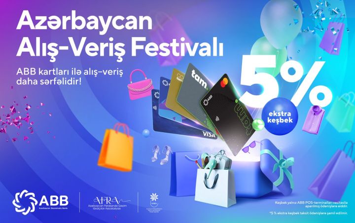ABB-nin baş sponsorluğu ilə alış-veriş festivalı davam edir!