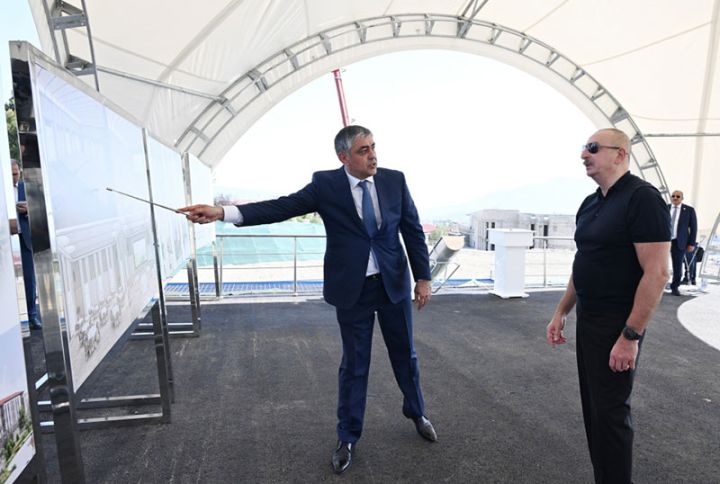 Xankəndi Konqres Mərkəzinin təməli qoyulub