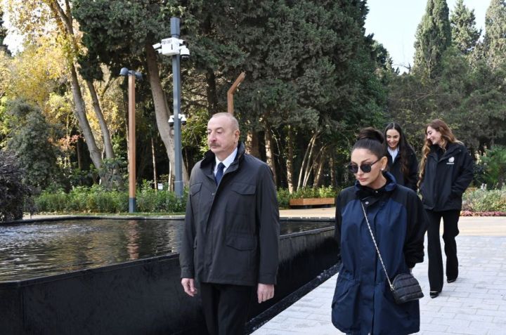Prezident Mərkəzi Nəbatat Bağının açılışında iştirak etdi - FOTOLAR