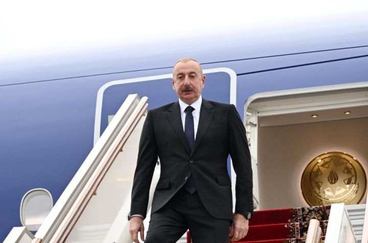 İlham Əliyev Rusiyaya getdi