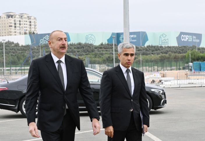 İlham Əliye COP29-a hazırlıqla bağlı görülən işlərlə tanış olub