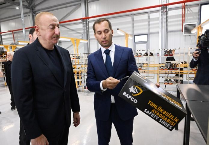 510 min cüt ayaqqabı istehsalı gücünə malik zavod işə salınıb