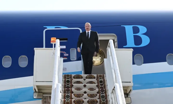 Prezident İlham Əliyev Türkmənistanda səfərdədir