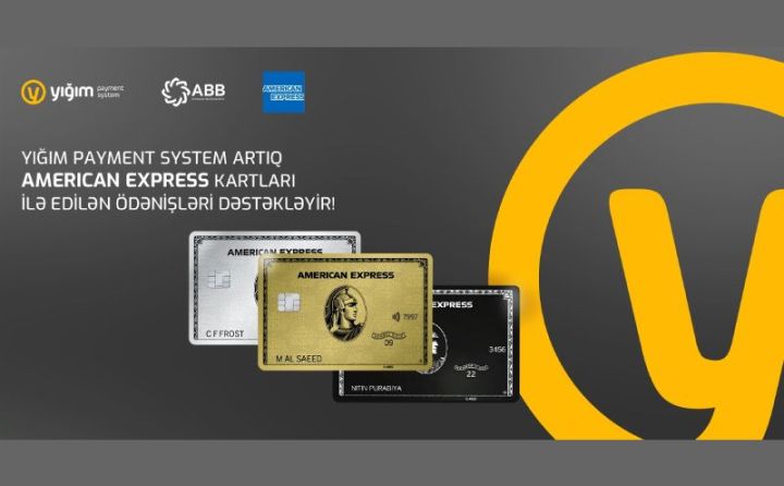American Express kartlarından onlayn ödəniş qəbulu imkanı -  Azərbaycanda ilk dəfə