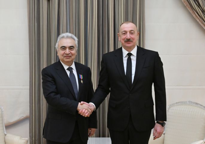Prezident Beynəlxalq Enerji Agentliyinin icraçı direktorunu qəbul edib