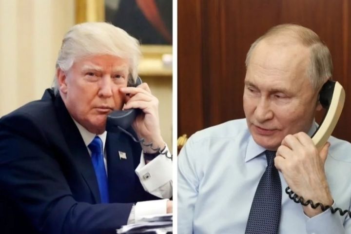 Tramp və Putin arasında telefon danışığı başlayıb