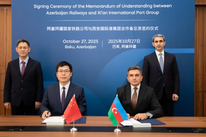 Azərbaycan Dəmir Yollar və Çinin Sian limanı anlaşdı