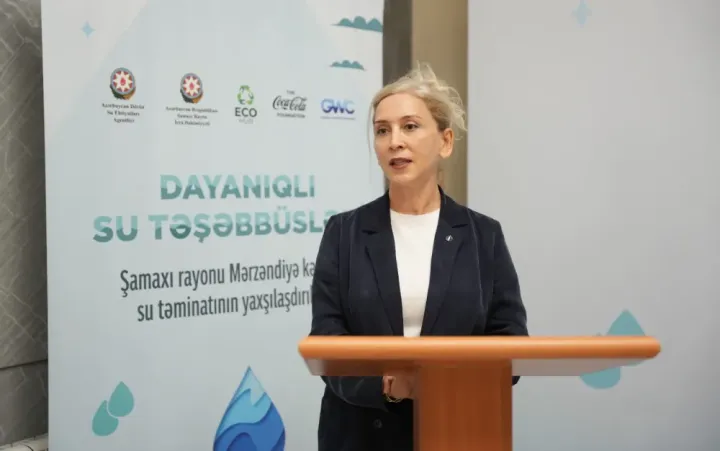 Dövlət və özəl sektorun tərəfdaşlığı ilə Mərzəndiyə kəndinə su çəkilib