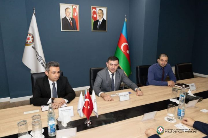 Milli Depozit Mərkəzinin sədri Türkiyənin bir qrup maliyyə qurumunun nümayəndələrilə görüşüb