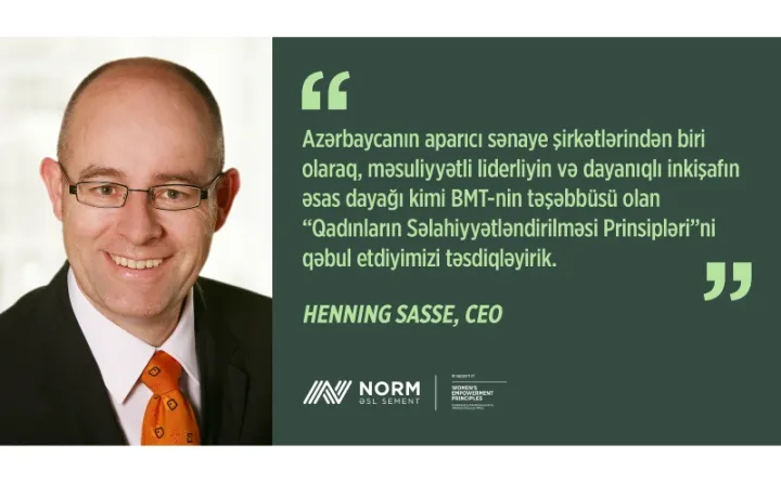 “Norm” şirkəti BMT-nin Qadınların Səlahiyyətlərinin Genişləndirilməsi Prinsiplərinə qoşulub