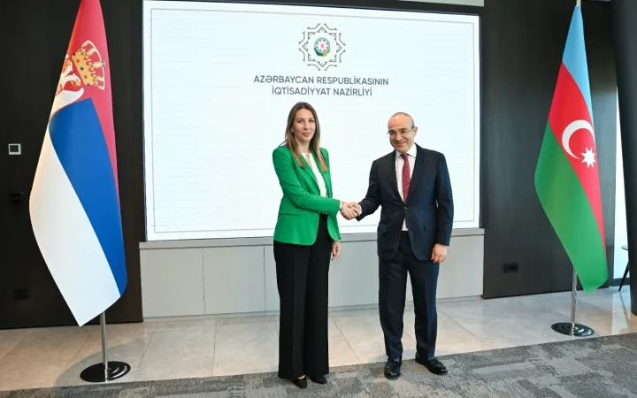 Azərbaycan və Serbiya arasında iqtisadi əməkdaşlığın genişləndirilməsi müzakirə edilib