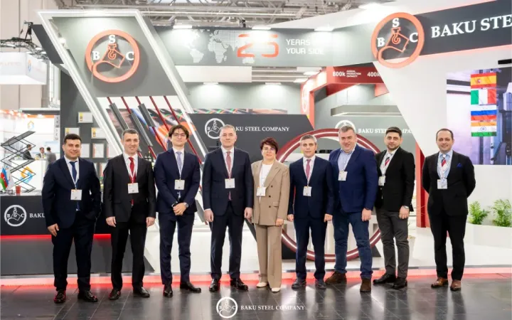 Baku Steel Company Almaniyada Tube 2026 sərgisində