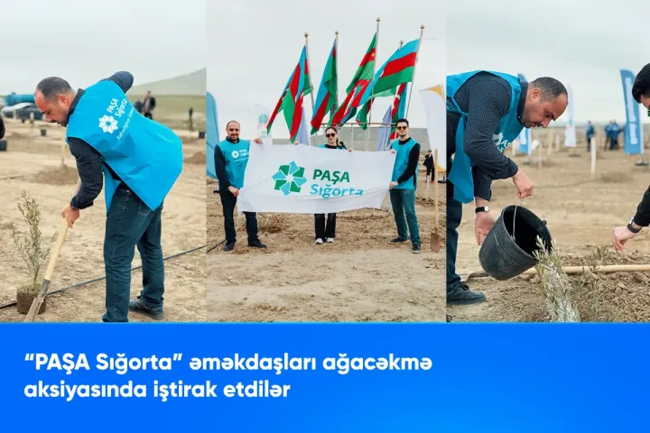 "PAŞA Sığorta" ağacəkmə aksiyasına qoşulub