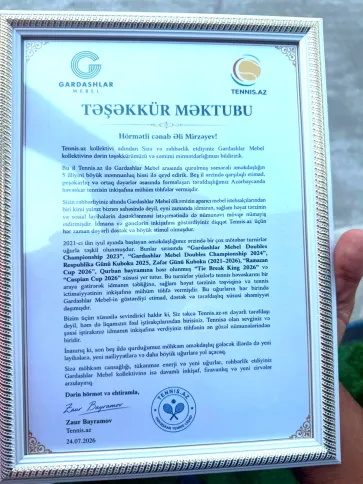 Gardashlar Mebel: İdmana dəstək uzunmüddətli brend investisiyasına çevrilib