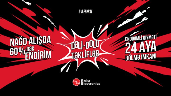Təkliflərin dəli-dolusu Baku Electronics-də başlayır!