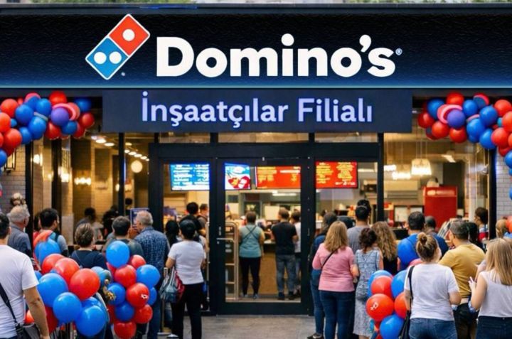 "Domino’s Pizza"nın "İnşaatçılar" filailı açılır