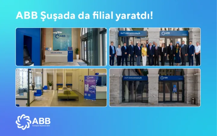 Bank Şuşada yeni filialını istifadəyə veri