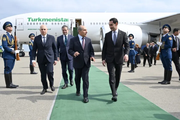 Türkmənistan Prezidenti Azərbaycana səfərə gəlib