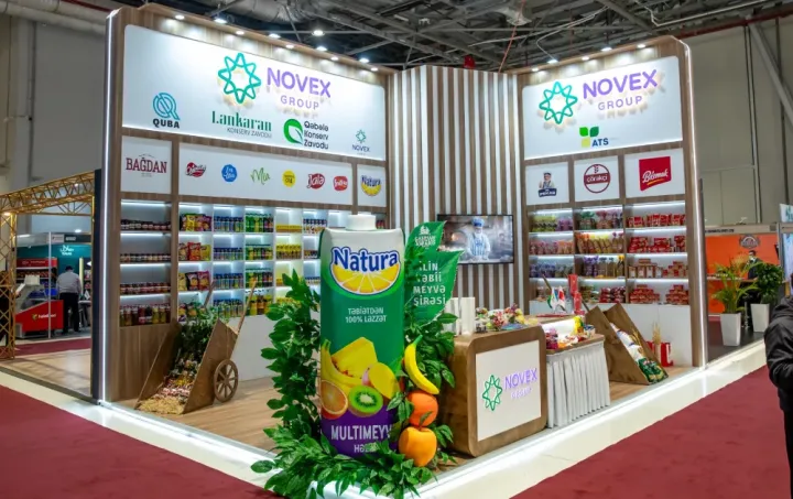 "Novex Group" Beynəlxalq Qida Sənayesi Sərgisində geniş məhsul portfeli ilə iştirak edir