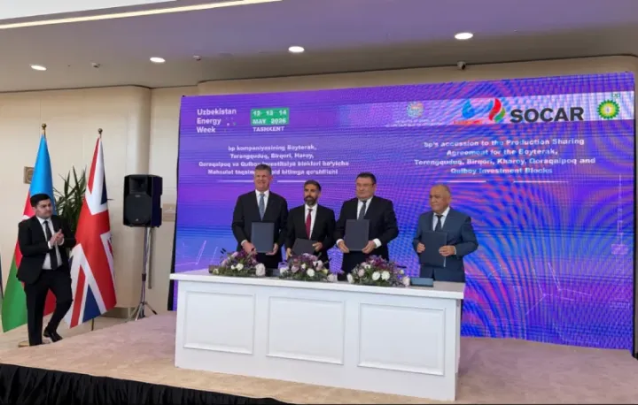 bp Özbəkistanda Şimali Üstyurd üzrə Hasilatın Pay Bölgüsü Sazişinə qoşuldu