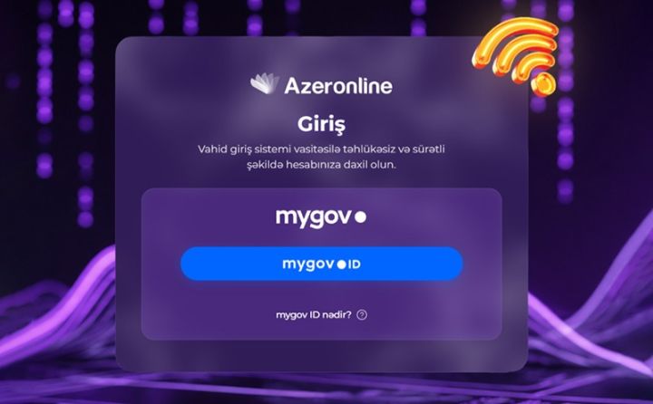 “Azeronline” “mygov ID” platformasına inteqrasiya olunan ilk provayder oldu