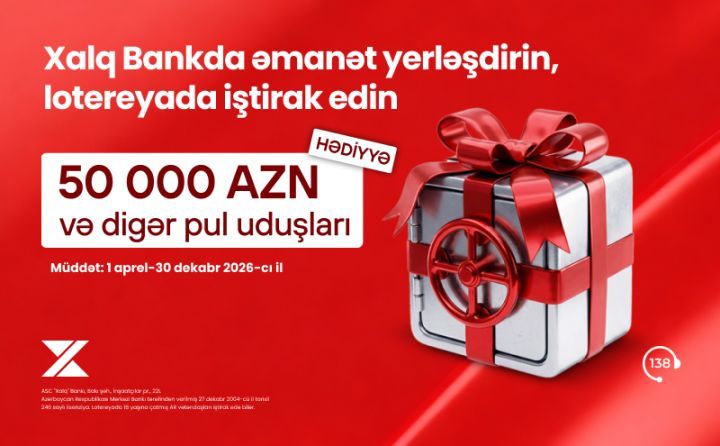 Bank sərfəli şərtlərlə əmanət qəbuluna davam edir
