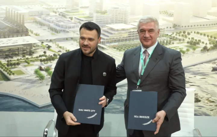 “Baku White City” və “Sea Breeze” birgə fəaliyyət haqqında saziş imzalayıblar