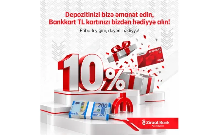 “Yüksək gəlir hələ başlanğıcdır – TL kart hədiyyəsi də Ziraat Bank Azərbaycandan!” ®